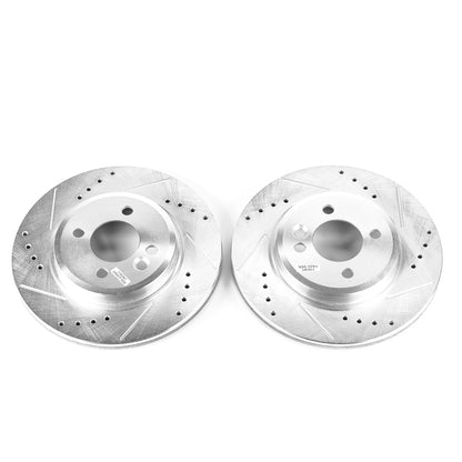 PowerStop Power Stop 02-07 Mini Cooper Front Evolution Drilled & Slotted Rotors - Pair