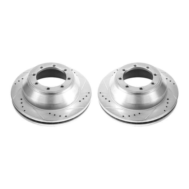 PowerStop Power Stop 17-18 Ford E-450 Super Duty Rear Drilled & Slotted Rotor - Pair