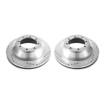 PowerStop Power Stop 17-18 Ford E-450 Super Duty Rear Drilled & Slotted Rotor - Pair