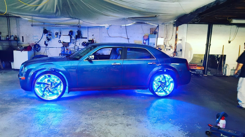 ORACLE Lighting Oracle LED Illuminated Wheel Rings - Double LED - Blue