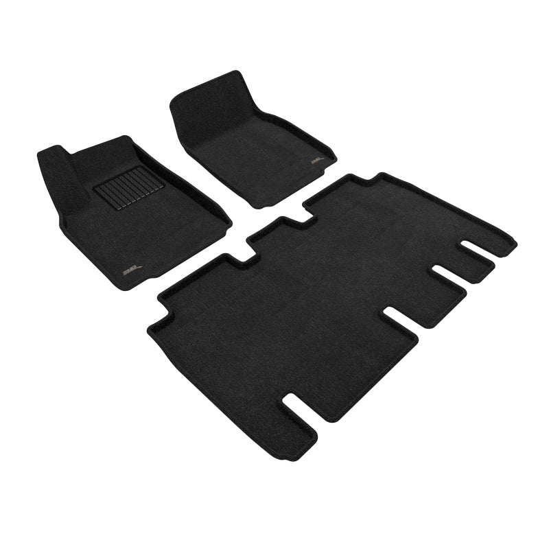 3D MAXpider 22-24 Tesla Model X 5-Seat Elegant Black R1 R2