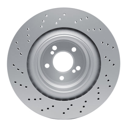 DFC 15-19 BMW X6 Right Rear Drilled Hi-Carbon Alloy Geomet Coated Rotor