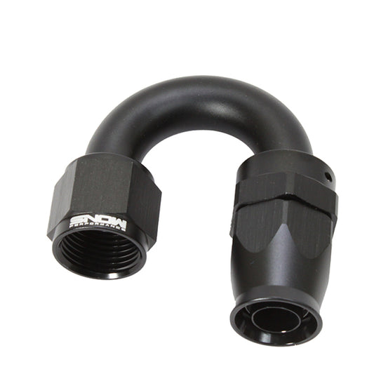 Snow Performance Snow -10AN 180 Degree PTFE Hose End (Black)