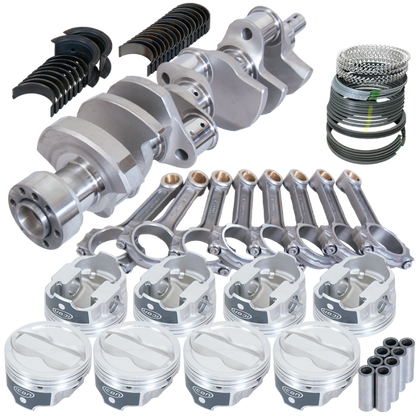Eagle Chevy LT1 350 1Pc 3.750in Crank 6.000in I-Beam Rods -18cc 4.040in Pistons Rotating Assembly