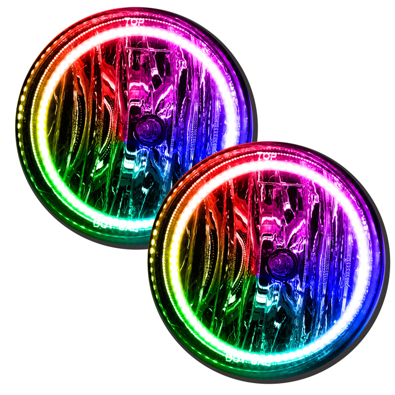 ORACLE Lighting Oracle GMC Sierra 08-13 LED Fog Halo Kit - ColorSHIFT