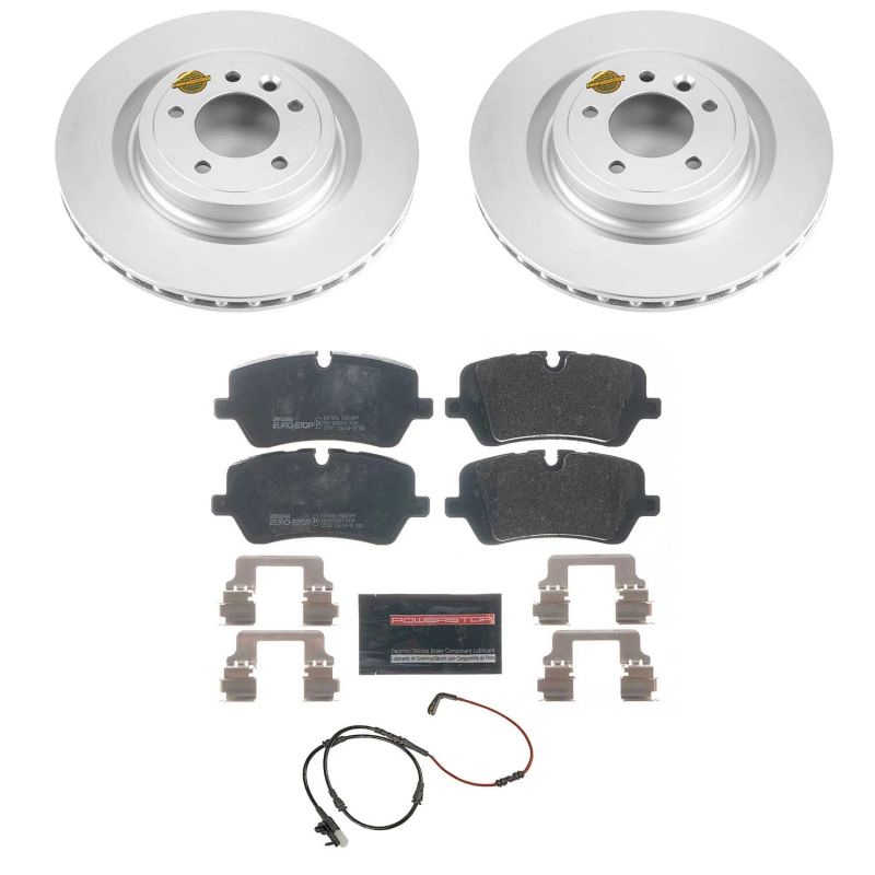 PowerStop Power Stop 2017 Land Rover Discovery Rear Euro-Stop Brake Kit