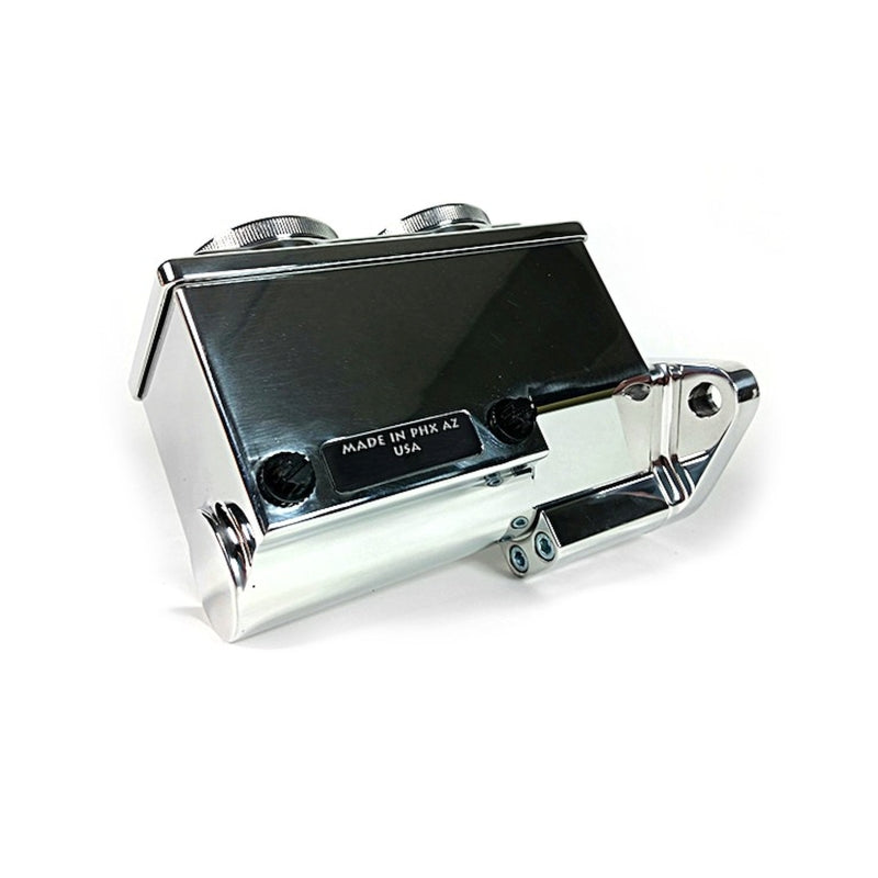 Baer Brakes GM/Ford 1-1/8in Bore Remaster 2-Bolt Left Port Master Cylinder Assembly - Polished