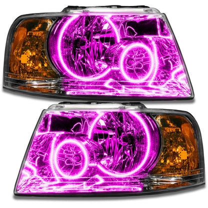 ORACLE Lighting Oracle 03-06 Ford Expedition SMD HL - Chrome - ColorSHIFT w/ Simple Controller