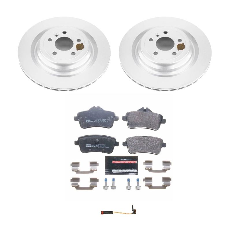 PowerStop Power Stop 17-19 Mercedes-Benz GLS450 Rear Euro-Stop Brake Kit