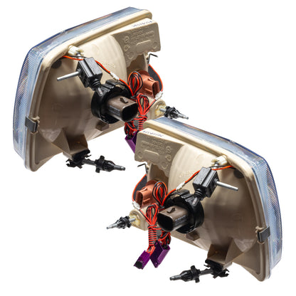 Oracle Lighting 01-11 Ford Ranger Pre-Assembled LED Halo Headlights -Red