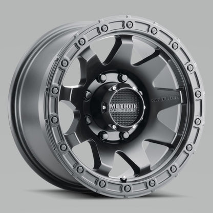 Method Wheels Method MR317 18x9 +18mm Offset 8x6.5 130.81mm CB Matte Black Wheel