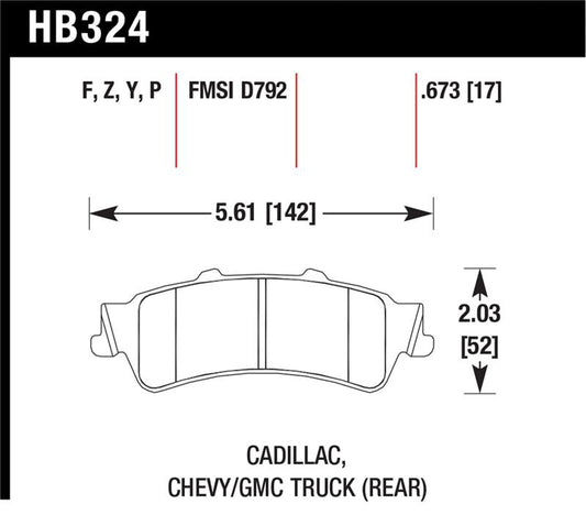 Hawk Performance Hawk Super Duty Street Brake Pads