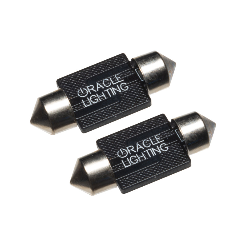 ORACLE Lighting Oracle 33MM 4 LED 3-Chip Festoon Bulbs (Pair) - Blue