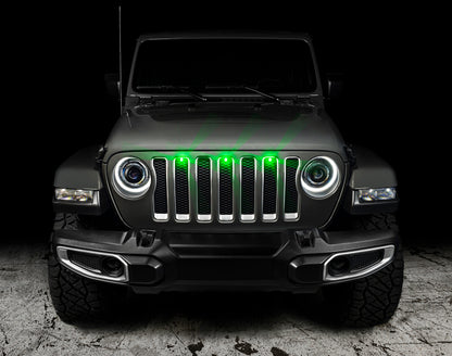 ORACLE Lighting Oracle Pre-Runner Style LED Grille Kit for Jeep Wrangler JL - Green