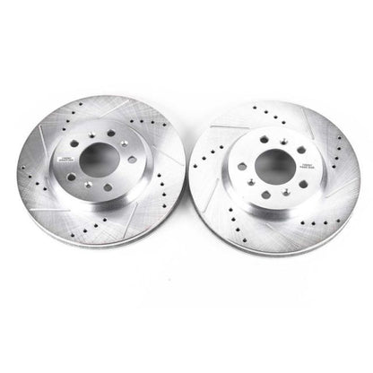 PowerStop Power Stop 06-11 Buick Lucerne Front Evolution Drilled & Slotted Rotors - Pair