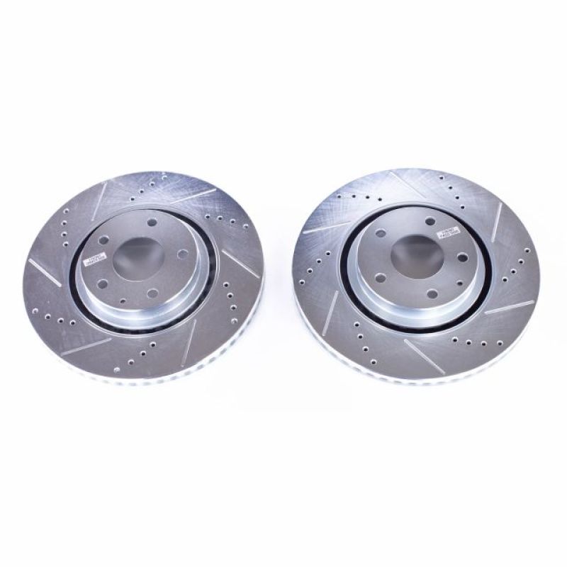 PowerStop Power Stop 2018 Mazda CX-5 Front Evolution Drilled & Slotted Rotors - Pair
