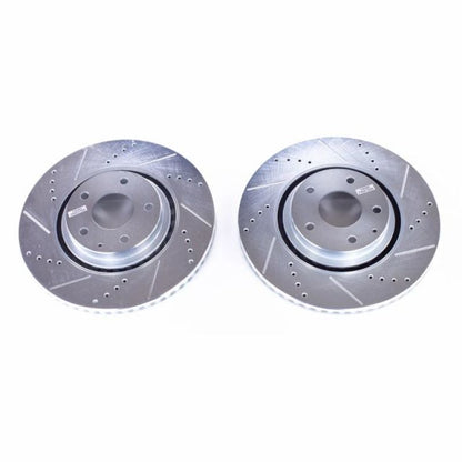 PowerStop Power Stop 2018 Mazda CX-5 Front Evolution Drilled & Slotted Rotors - Pair