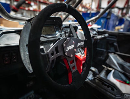 PRP Seats PRP Flat Suede Steering Wheel - Black