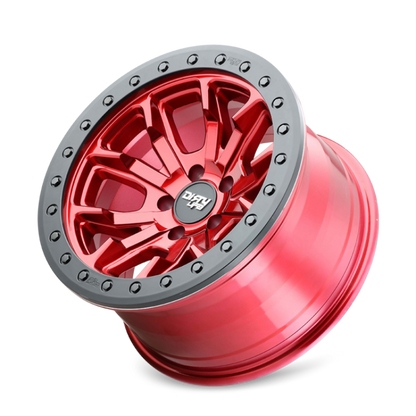 Dirty Life 9303 DT-1 17x9 / 5x127 BP / -12mm Offset / 78.1mm Hub Crimson Candy Red Wheel