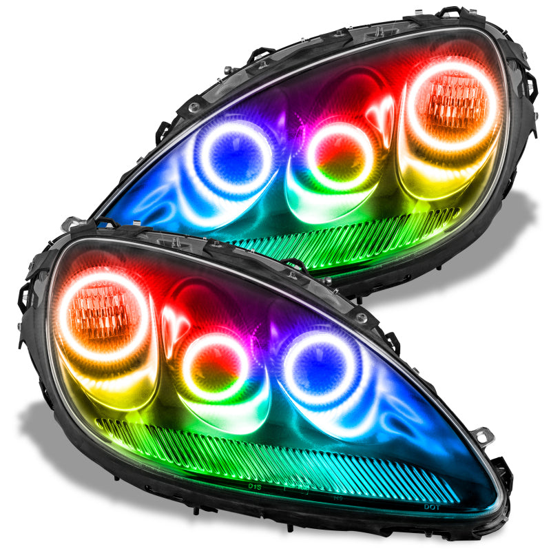 ORACLE Lighting Oracle Chevrolet Corvette C6 05-13 Halo Kit - Triple - ColorSHIFT