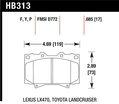 Hawk Performance Hawk Super Duty Street Brake Pads