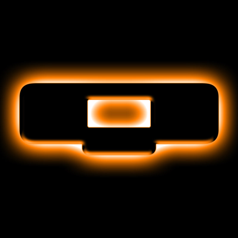 ORACLE Lighting Universal Illuminated LED Letter Badges - Matte Blk Surface Finish - Q