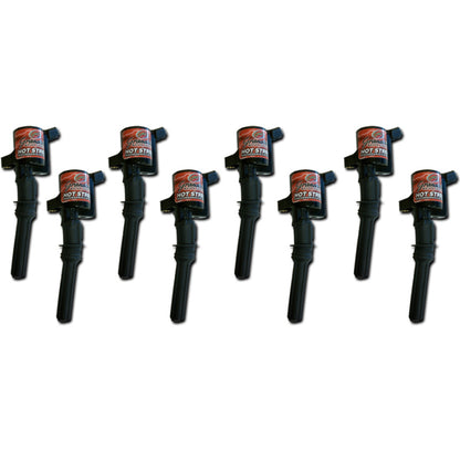 Granatelli Motor Sports Granatelli 97-04 Ford 4.6L/5.4L 2V Hot Street Coil Packs - Black (Set of 8)