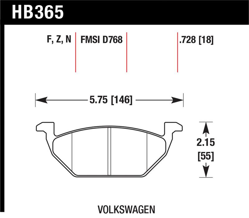 Hawk Performance Hawk HP+ Street Brake Pads