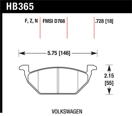 Hawk Performance Hawk HP+ Street Brake Pads