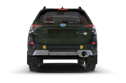 Rally Armor 2026 Subaru Forester Wilderness Black UR Mud Flap w/Green Logo