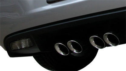 CORSA Performance Corsa 2009-2013 Chevrolet Corvette C6 6.2L V8 Polished Sport Axle-Back Exhaust
