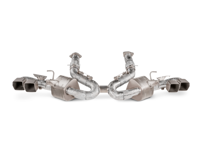 Akrapovic Akrapovic 2020 Chevrolet Corvette Stingray (C8) OPF/GPF Slip-On Line (Titanium) w/ Titanium Tips