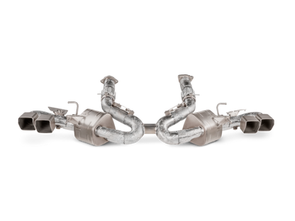 Akrapovic Akrapovic 2020 Chevrolet Corvette Stingray (C8) OPF/GPF Slip-On Line (Titanium) w/ Titanium Tips
