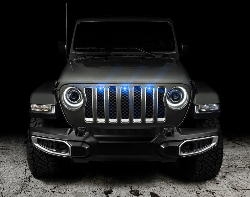 ORACLE Lighting Oracle Pre-Runner Style LED Grille Kit for Jeep Gladiator JT - Blue