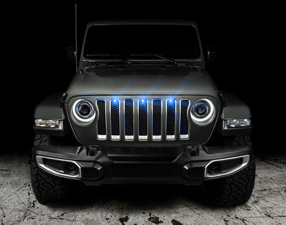 ORACLE Lighting Oracle Pre-Runner Style LED Grille Kit for Jeep Gladiator JT - Blue