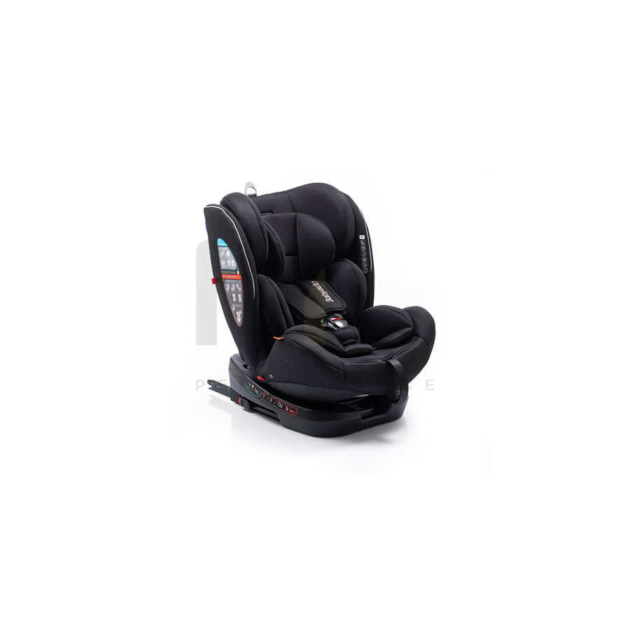 Babyauto 8435593701102 Child car seat with Isofix, Group 0+ / 1 / 2 / 3, 0-36 kg, 5-point harness, Black, multi-group, Rearward-facing, rotating