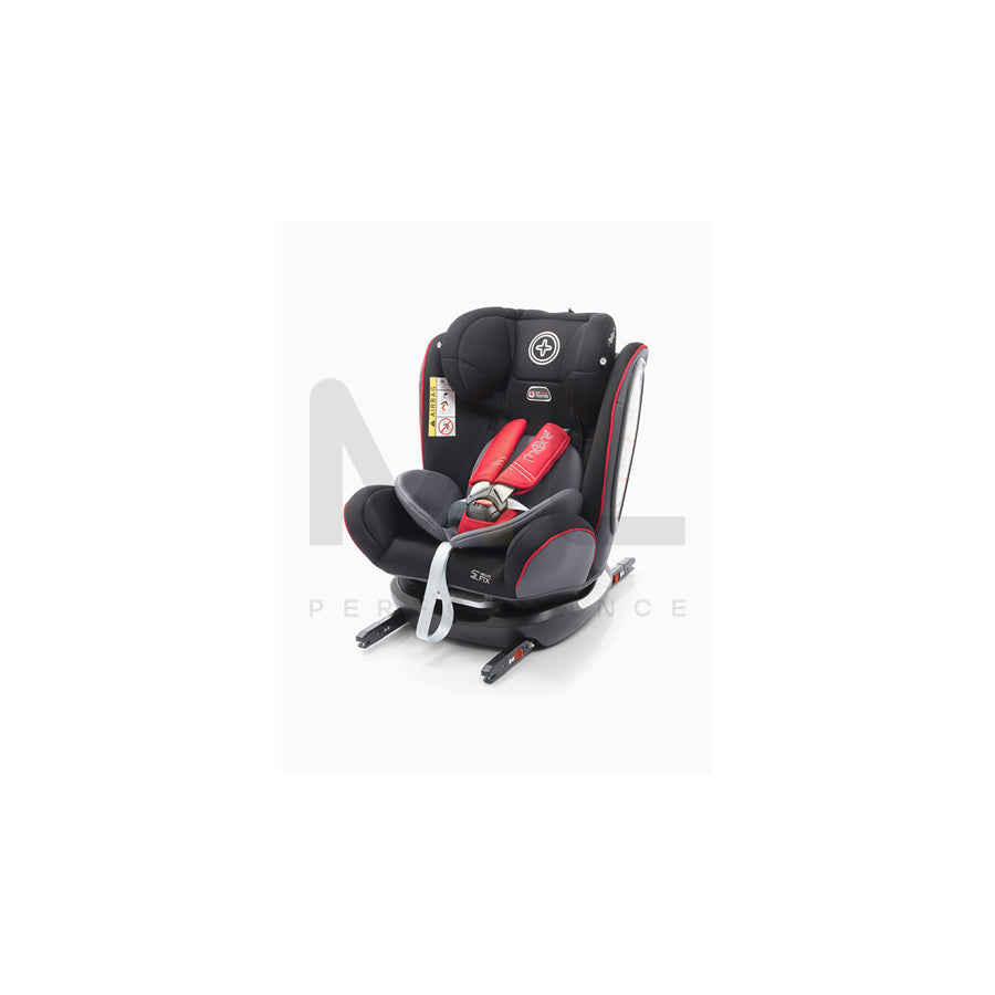 Babyauto Werdu Plus 8436015311718 Child car seat with Isofix, Group 0+/1/2/3, 0-36 kg, 5-point harness, Black, Red, multi-group, reclining