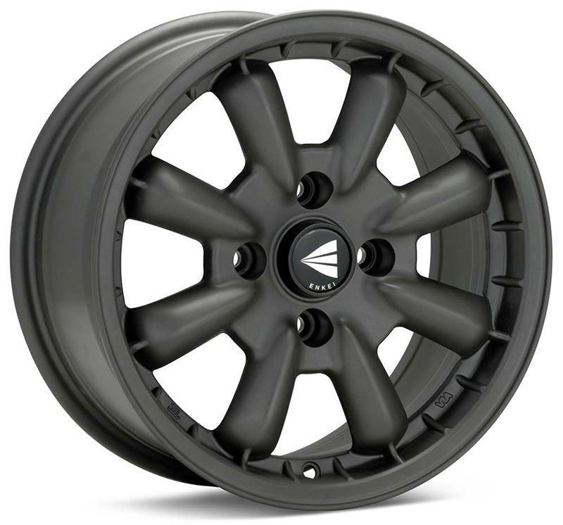 Enkei Compe 15x8 0mm Offset 4x114.3 Bolt Pattern 72.6mm Bore Dia Matte Gunmetal Wheel
