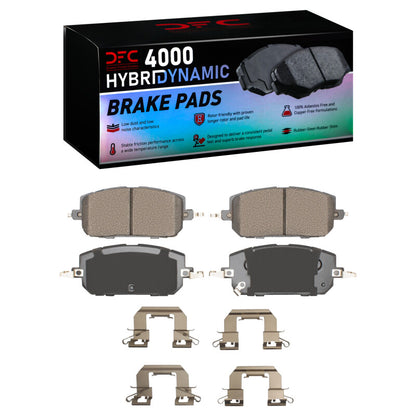 DFC 22-24 Mazda MX-30 Front 4000 HybriDynamic Brake Pads and Hardware Kit