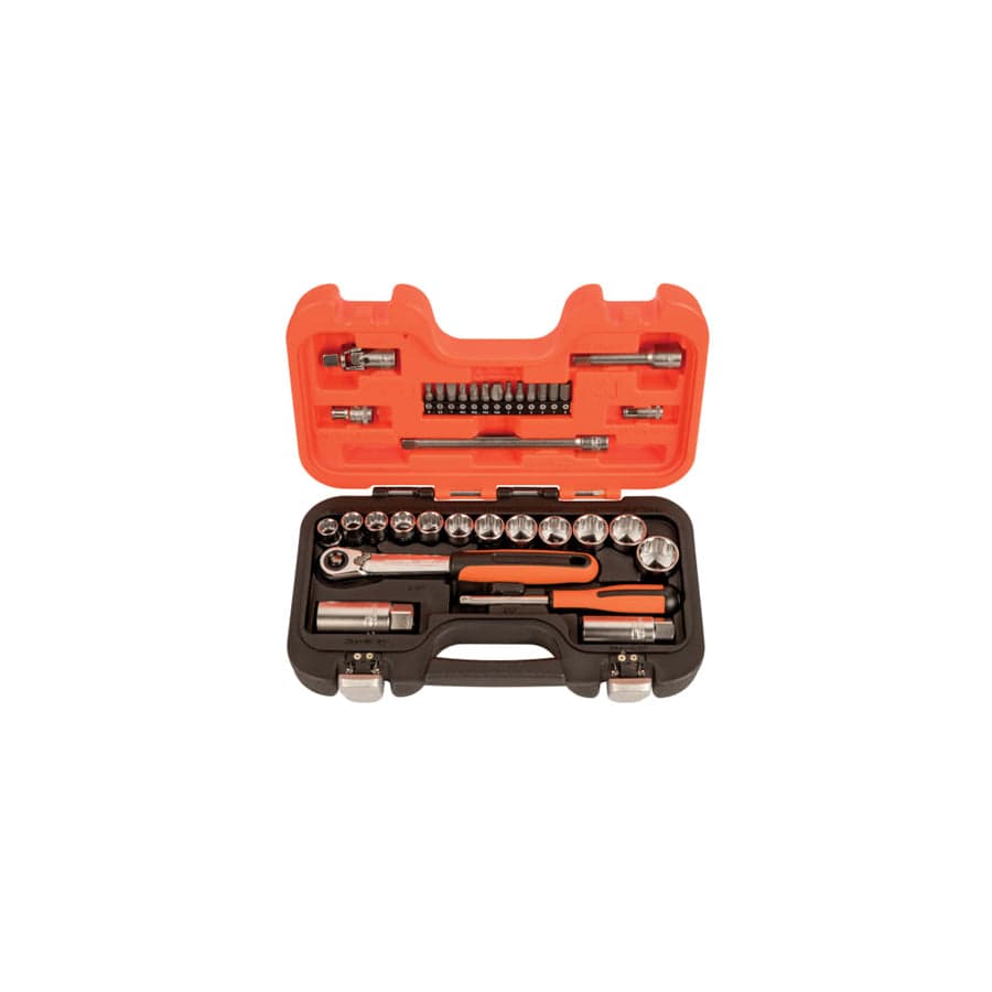 Bahco BAHSL34 SL34 3/8in Drive Socket & Mech Set, 34 Piece