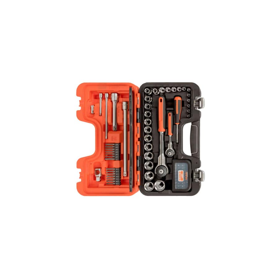 Bahco BAHSW79 SW79 1/4in & 1/2in Drive Swivel Socket Set, 79 Piece