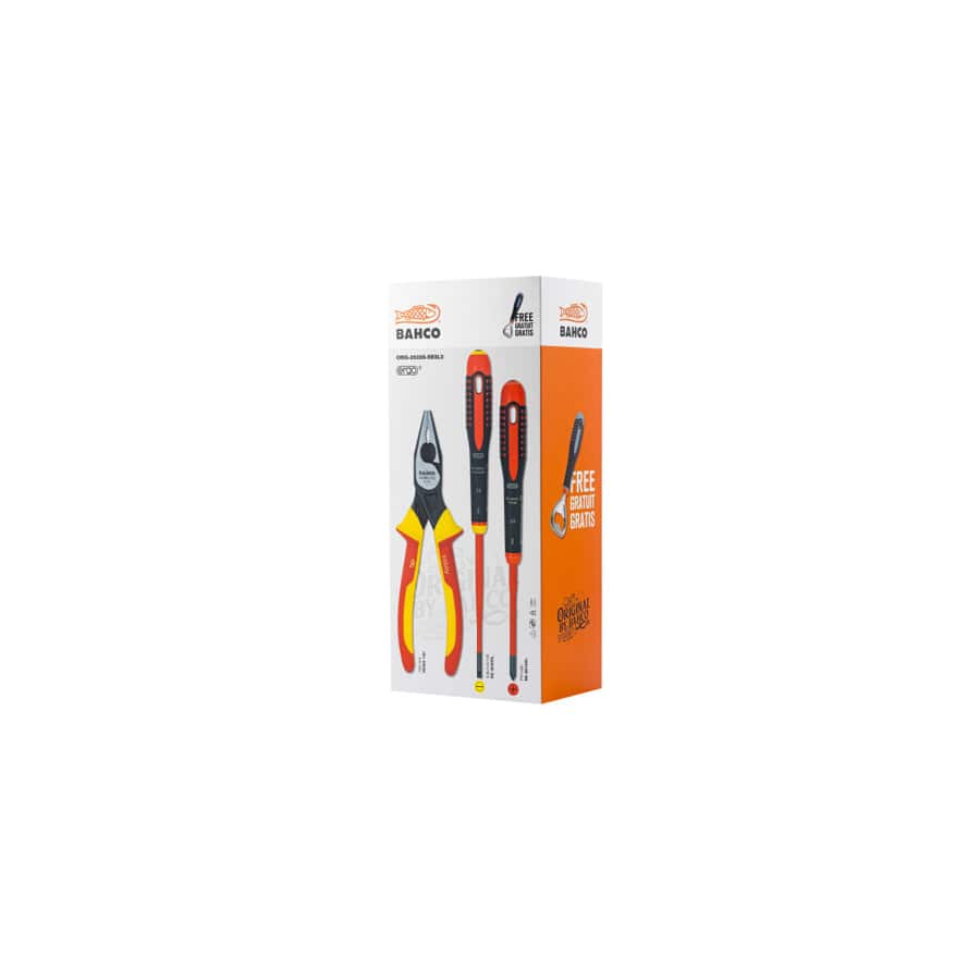 Bahco BAHVDESDPSET Original VDE Screwdriver & Plier Set