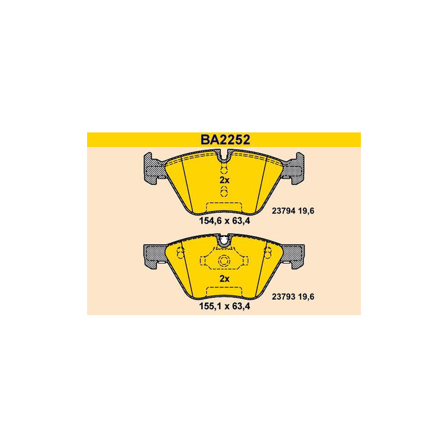 Barum Ba2252 Brake Pad Set