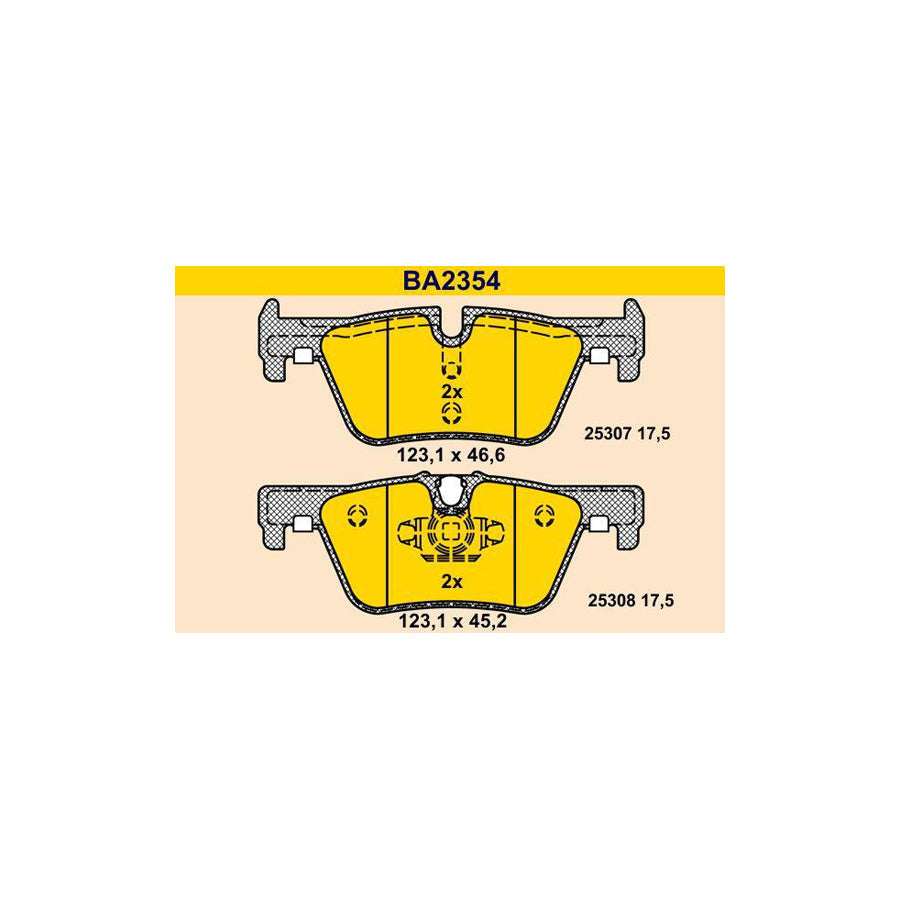 Barum Ba2354 Brake Pad Set