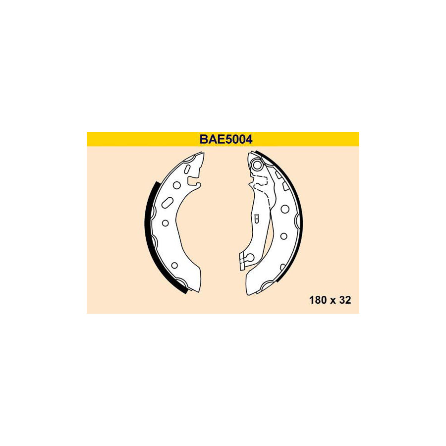 Barum Bae5004 Brake Shoe Set