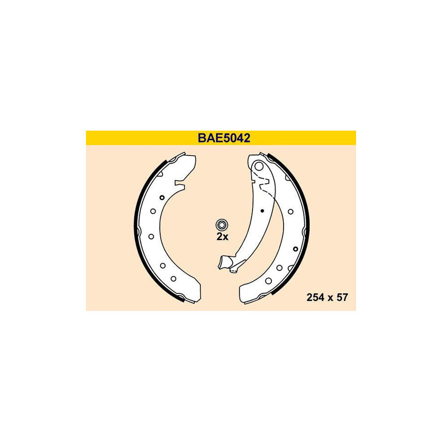 Barum Bae5042 Brake Shoe Set