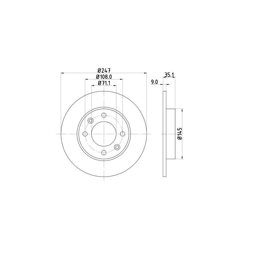 Barum Bar09137 Brake Disc