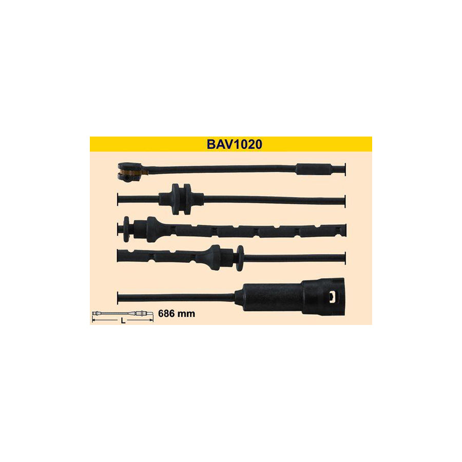 Barum Bav1020 Brake Pad Wear Sensor
