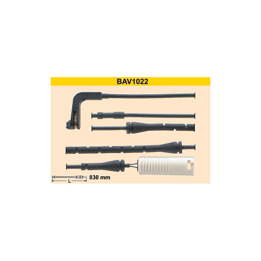 Barum Bav1022 Brake Pad Wear Sensor for BMW 7 (E65, E66, E67)