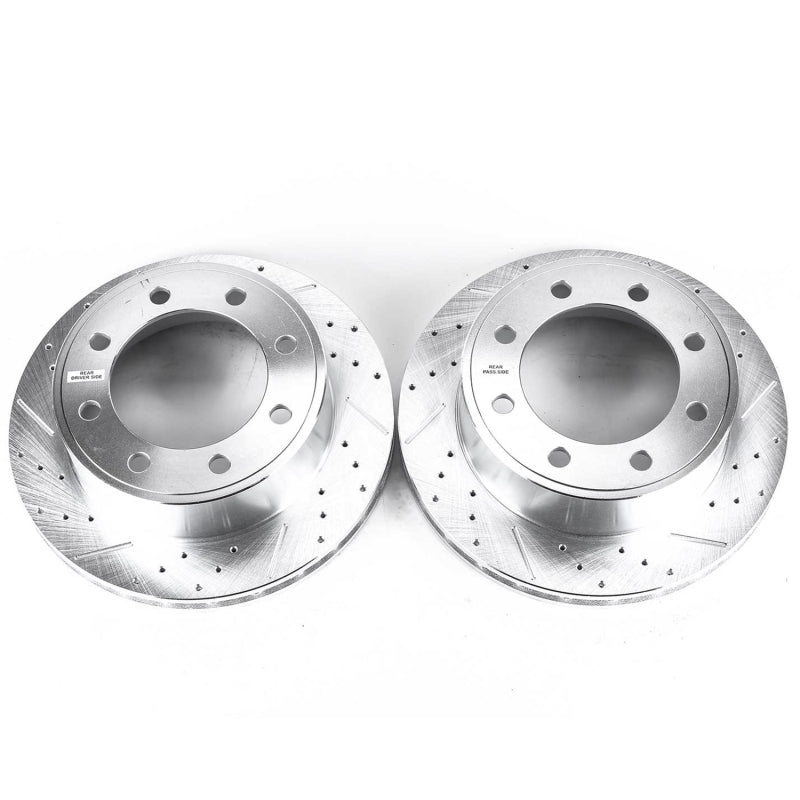 PowerStop Power Stop 2007 Ford E-150 Rear Evolution Drilled & Slotted Rotors - Pair